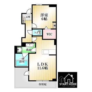 イルフィオーレ藍住A【1階】の間取り
