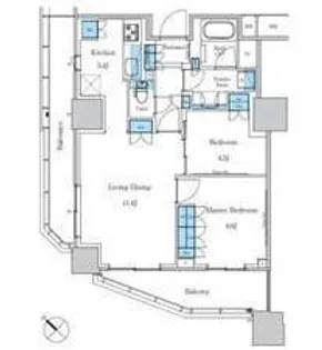 パークアクシス滝野川ラ ブリーズ【5階】の間取り