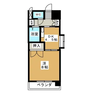 サザン名駅EAST【6階】の間取り