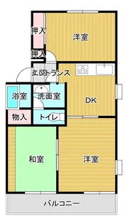 グリーンハイツ梅郷A【2階】の間取り