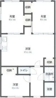 サンハイツいずみ【2階】の間取り