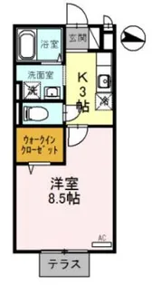 シャルト【1階】の間取り