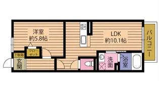 GOLD HIMEII【2階】の間取り