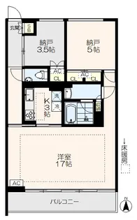 パークサンライトマンション【1階】の間取り