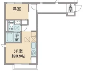 ラシーネ東中野【1階】の間取り