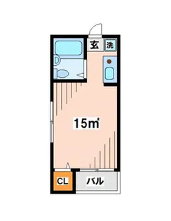 白百合ハイツ【2階】の間取り