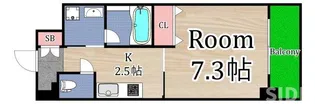 ザッツコート浜町【5階】の間取り