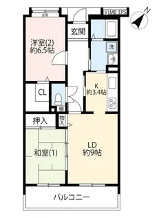 URシティコート立川曙町【1階】の間取り