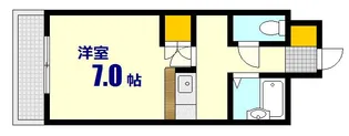 エステートベネフィット桑原【2階】の間取り