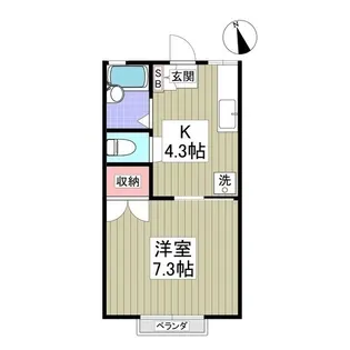 プルミエールAMI【1階】の間取り