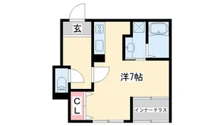 グローリアス【1階】の間取り