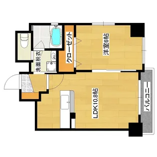 カサベルデ【6階】の間取り
