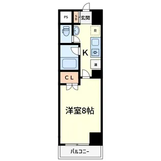 ヴェリッシモ芥川【4階】の間取り