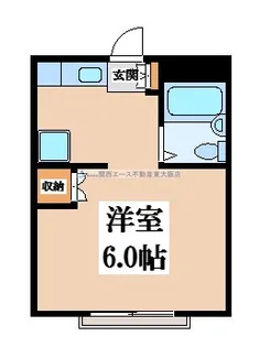 RHYTHM新石切B棟【1階】の間取り