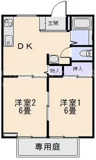 サンライフ吉田パートI【1階】の間取り