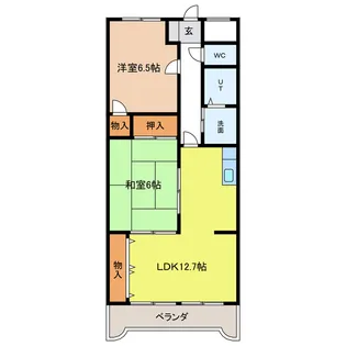 ハイツ高田【3階】の間取り