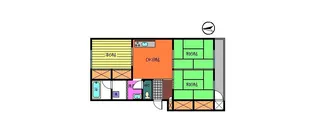 マンションツルマキ【1階】の間取り