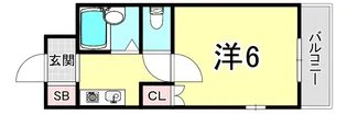 アビリティ塩屋【3階】の間取り