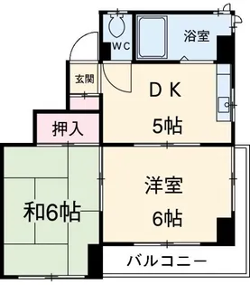 ライジングビルYOSHIZAKI【5階】の間取り