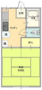 ハイコーポワン【2階】の間取り