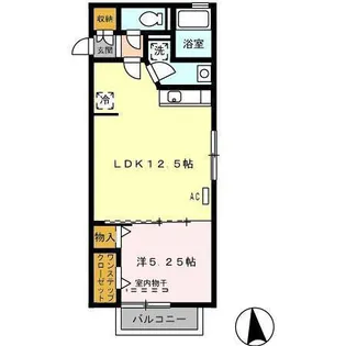 ジェネス【2階】の間取り