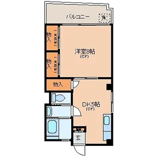東都向島コーポ【1階】の間取り