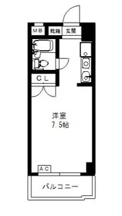 レーベンハウス西大泉【2階】の間取り