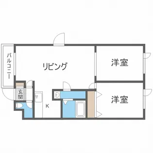 ツインズR【3階】の間取り