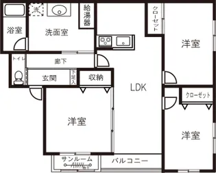 メゾン・ド・ミール【2階】の間取り
