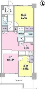 MCROSS【2階】の間取り