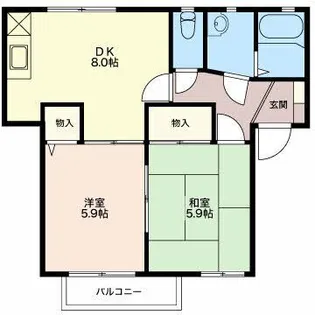 フレグランスフォルム【2階】の間取り
