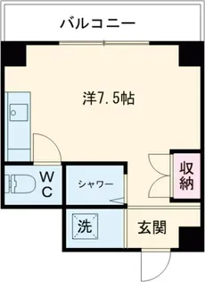 エスポワール里西【2階】の間取り