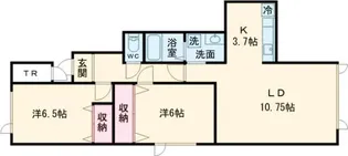 NKカムイ【1階】の間取り