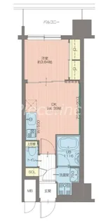 プレジオ松屋町【2階】の間取り