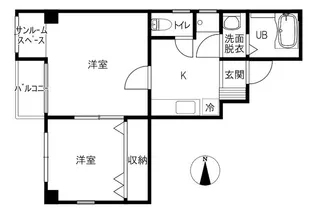 アンサンブル・ヌーヴォ【2階】の間取り