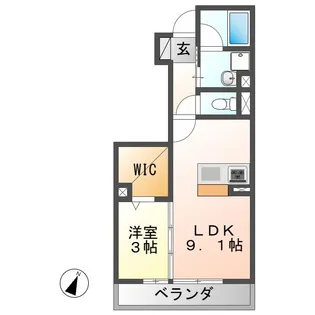 Granz raum Z【1階】の間取り