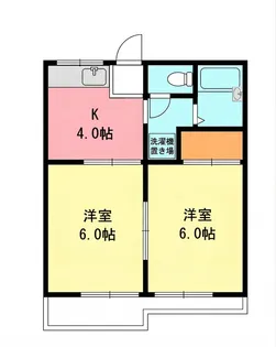 ユーハイツ【2階】の間取り
