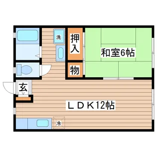 メゾンドさとう【1階】の間取り