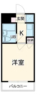 ベルタール橋本【1階】の間取り
