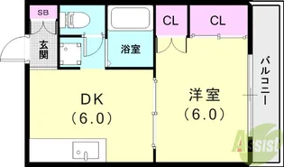 ロビンハイツ【2階】の間取り