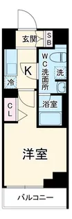 メインステージ武蔵小杉【3階】の間取り