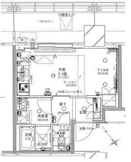 ブリリアタワー浜離宮【10階】の間取り