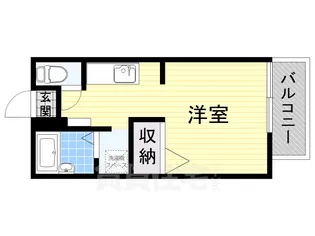 カネマスロイヤルコートC棟【1階】の間取り