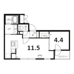 GARE H6(ガレH6)【2階】の間取り
