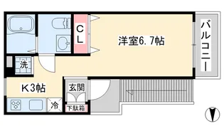 ファミール向原【2階】の間取り