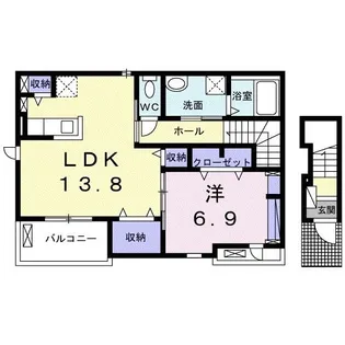 ココ・アポロ【2階】の間取り