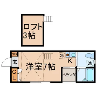 コンフォーテイア清水ヶ丘【2階】の間取り