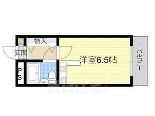 ビクトリア茨木【4階】の間取り