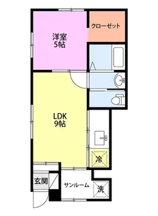 Shadow I【1階】の間取り