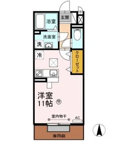 グレイスガーデン【1階】の間取り
